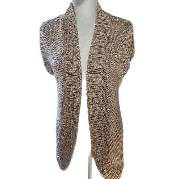 Alice + Olivia Open Knit short Sleeve Cardigan S - Picture 1 of 7